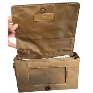 Tote Savvy Crossbody Change Bag, Changing Pad, Stripe Strap, NWT